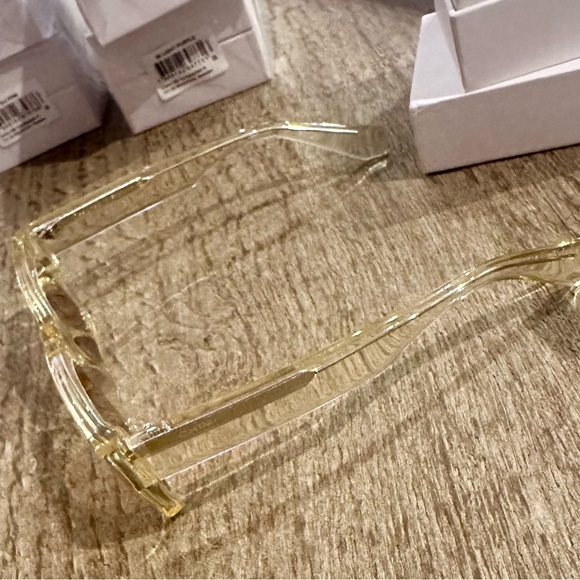 -Chimi Sunglasses #5 in Light Yellow. main image 8